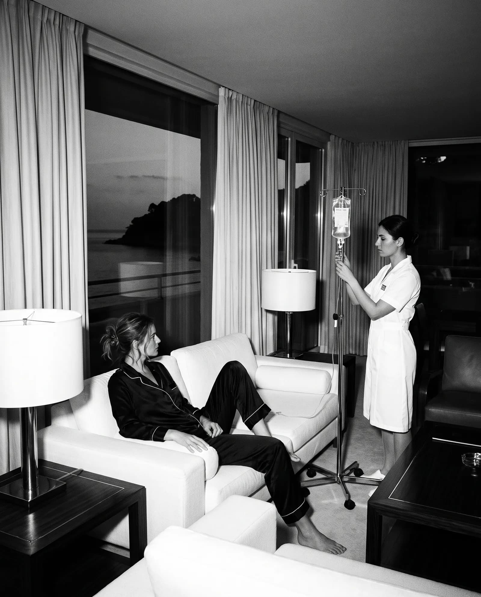 In-room IV therapy